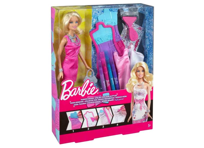 Barbie Fashion & Beauty Acessórios para Boneca Roupa de Flores