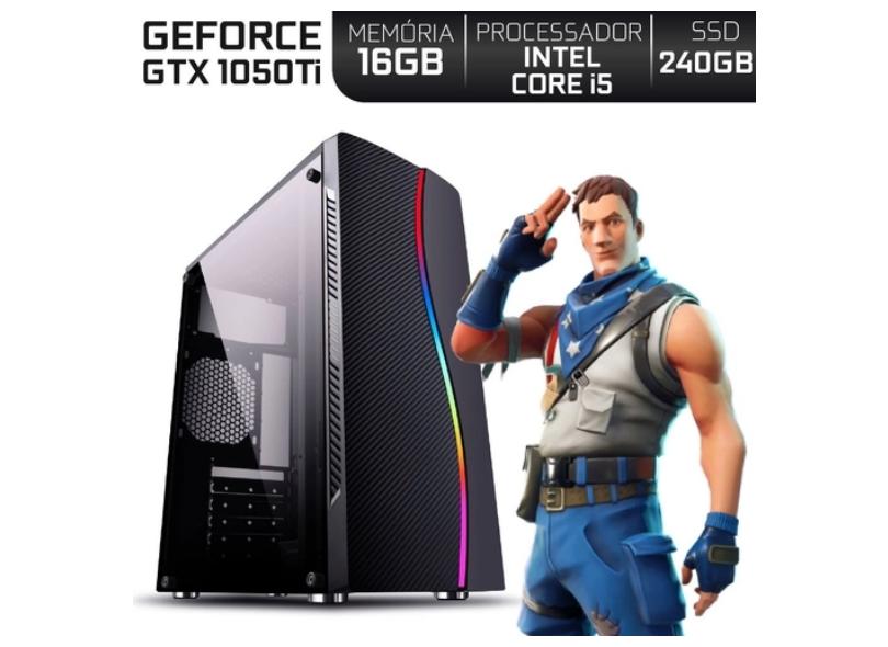 PC EasyPC Gamer Intel Core i5 3.4 GHz 16 GB 240 GB GeForce GTX 1050 Ti Linux 37145