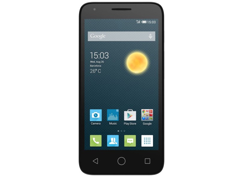 Smartphone Alcatel One Touch Pixi 3 4028E 2 Chips 4GB Android 4.4 (Kit Kat) 3G Wi-Fi