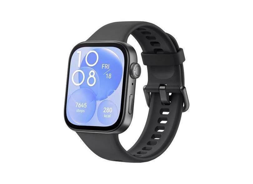 Smartwatch Huawei Watch Fit 3 Tela Amoled De 1,82 Preto