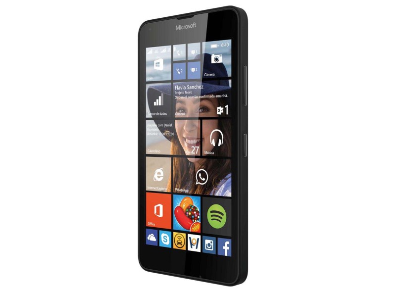 Smartphone Microsoft Lumia 640 LTE 8GB Windows Phone 8.1 3G 4G Wi-Fi