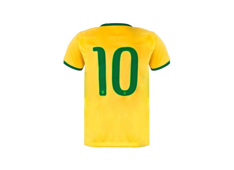 Camisa Jogo Brasil I 2014 Infantil c/nº Nike