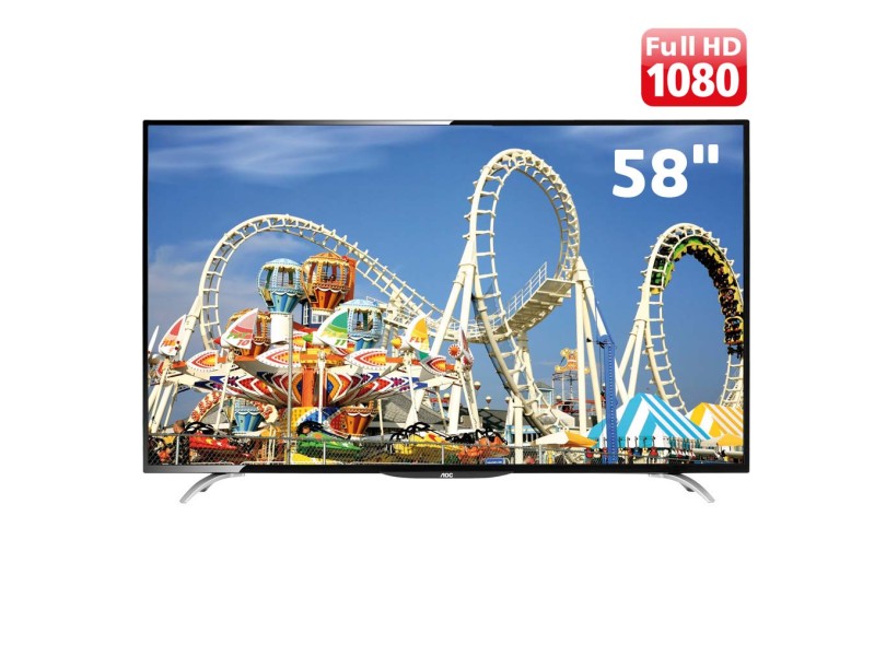 TV Monitor LED 58" AOC Série 1441 Full HD 2 HDMI LE58D1441
