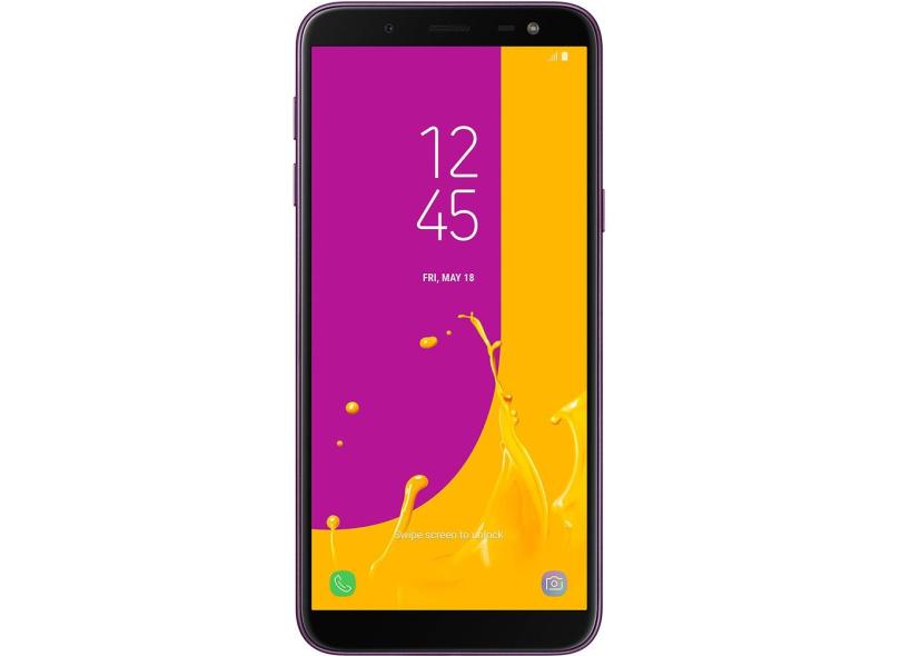 Smartphone Samsung Galaxy J6 SM-J600G 64GB 13.0 MP 2 Chips Android 8.0 (Oreo) 3G 4G Wi-Fi