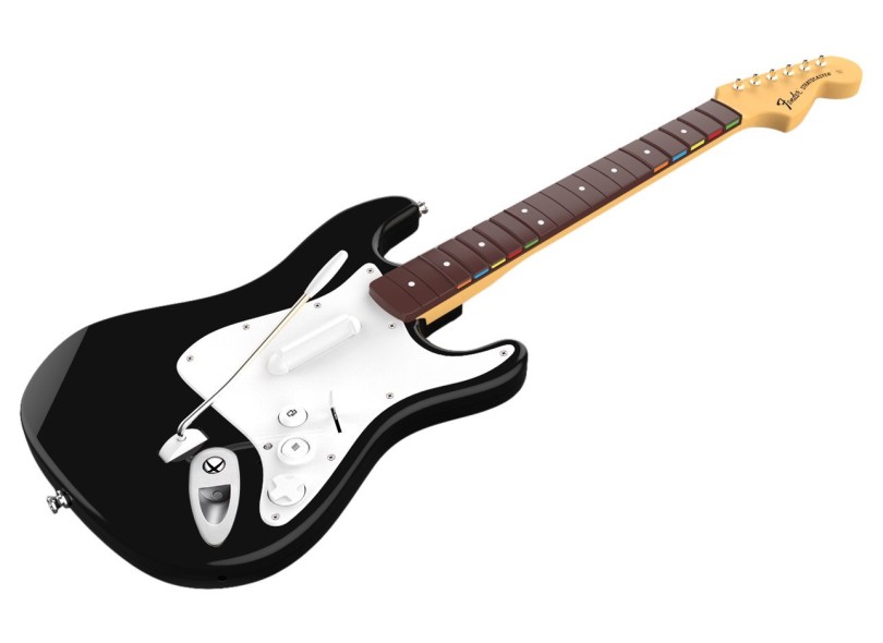 Guitarra Xbox One sem Fio Rock Band 4 Fender Stratocaster - Mad Catz
