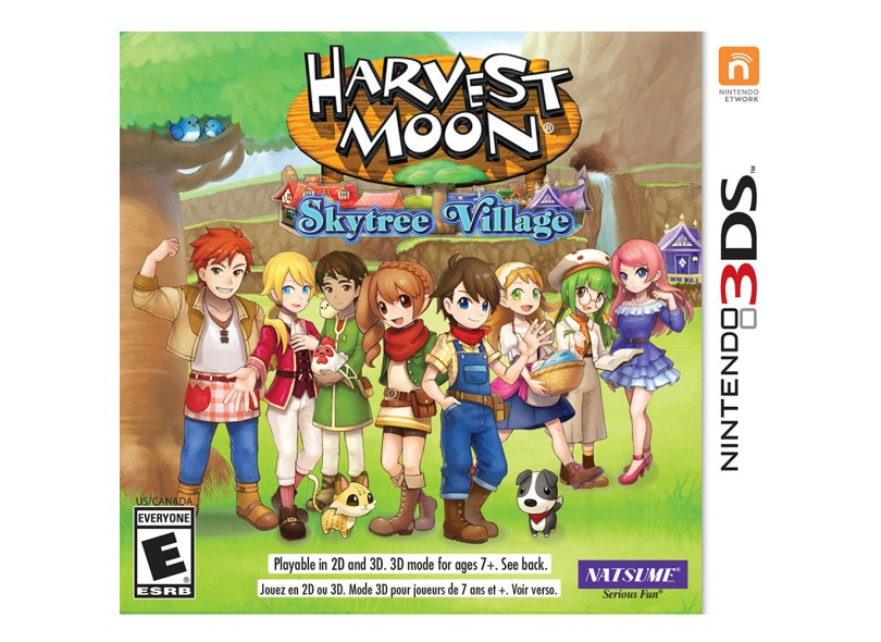 Jogo Harvest Moon Skytree Village Natsume Nintendo 3DS