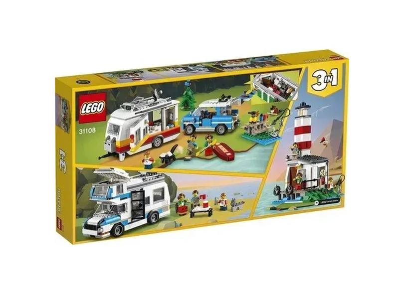 Lego 31108 Creator 3 em 1 - Férias Em Família No Trailer 766 peças com ...