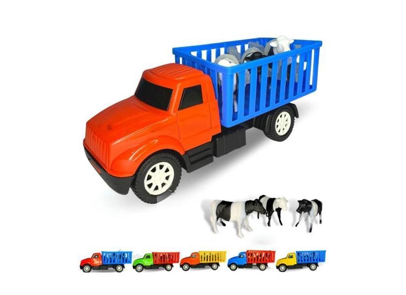 Caminhão De Boi Fazendinha Brinquedo Boiadeiro Grande Vaca - Europio em ...