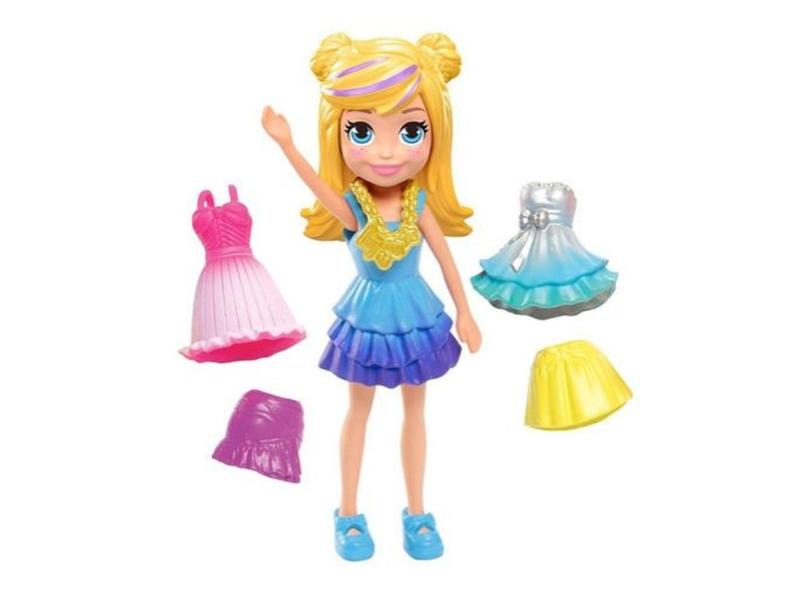 Polly Pocket - Pronta para a Festa - Boneca com Acessorios