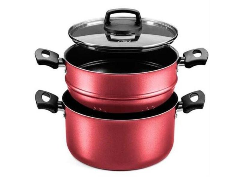 Panela De Cozimento A Vapor Antiaderente 