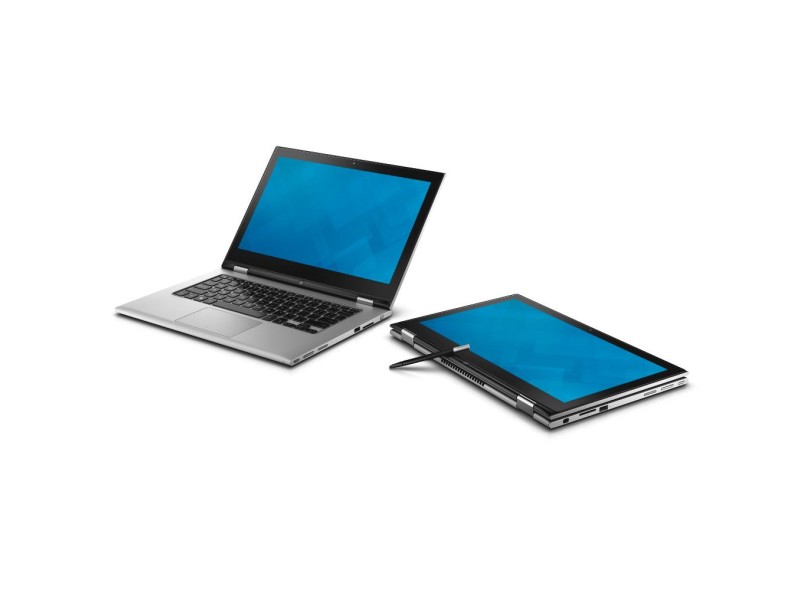 Notebook Conversível Dell Inspiron 7000 Intel Core i7 5500U 8 GB de RAM HD 500 GB Híbrido SSD 8 GB LED 13.33 " Touchscreen 5500 Windows 10 I13-7348-C40