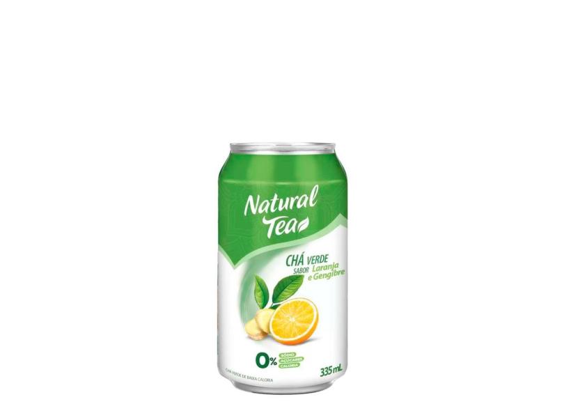Chá Verde Natural Tea Laranja E Gengibre 335ml