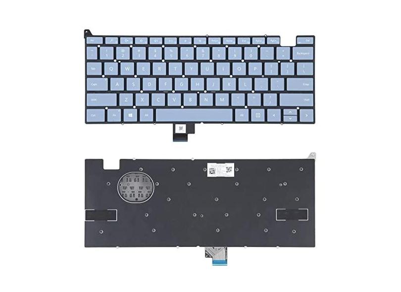 Teclado da versão dos EUA sem botão liga/desliga para o Microsoft Surface Laptop Go 1934