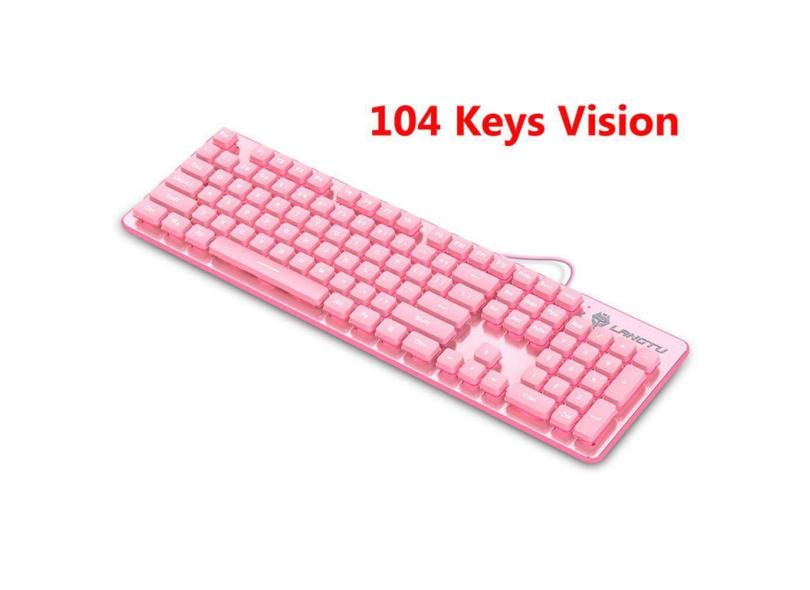 Conjunto de teclado e mouse com fio para computador desktop