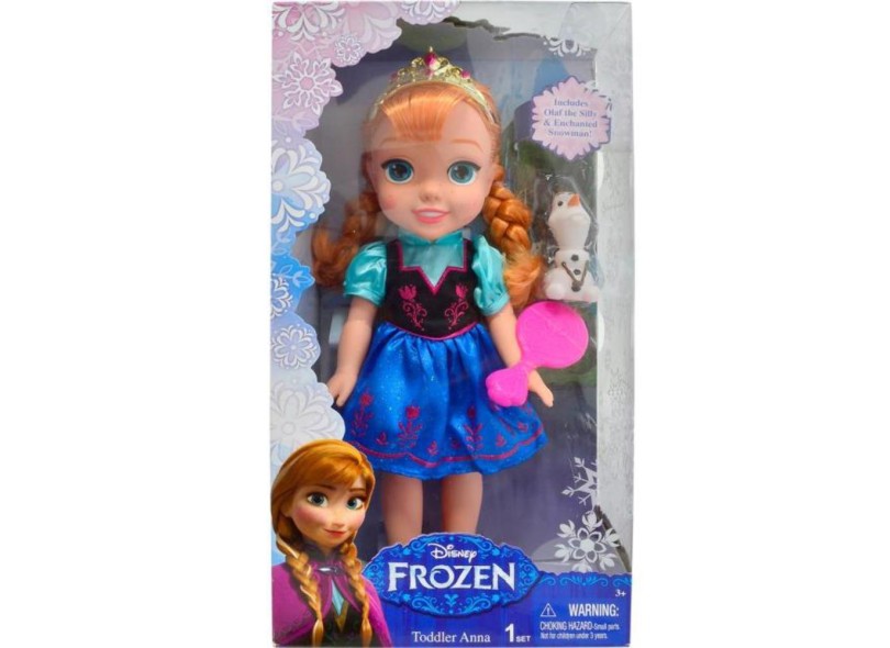 Boneca Frozen Anna Luxo 15'' Sunny