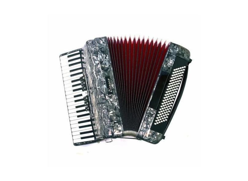 Acordeon Benson Bac120-7Pbk 120 Baixos - 9090