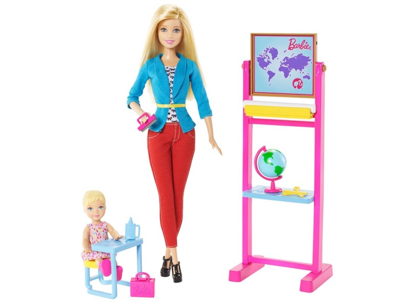 Boneca Barbie Quero Ser Professora CCP68 Mattel