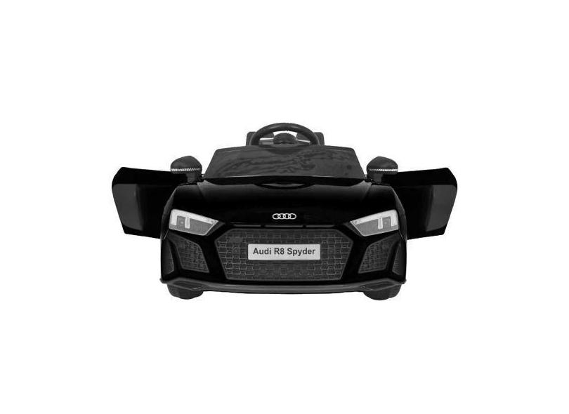 Mini Carro Elétrico 12V Audi R8 Spyder Preto Bw123pt - Importway