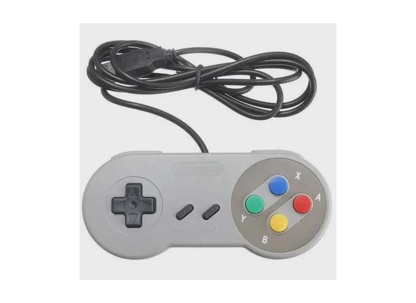 Controle Usb Modelo Super Nintendo Super Control em Promoção é no Buscapé