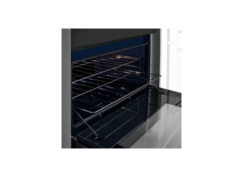 Fogão de Piso Brastemp Ative Flat Top 5 Bocas Acabamento Inox BFS5QAR