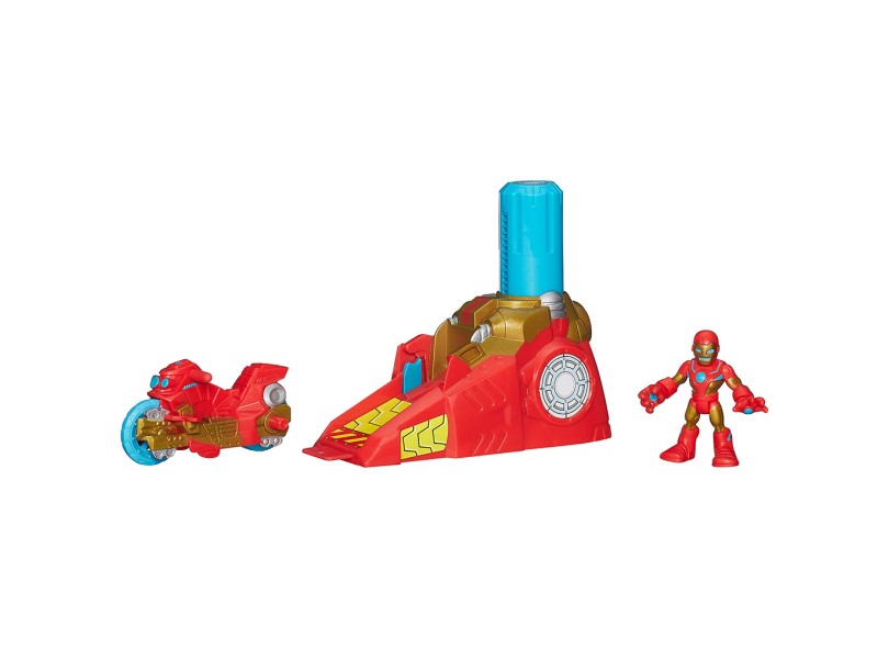 Boneco Homem de Ferro Super Hero Lançador A7686/A8067 - Hasbro
