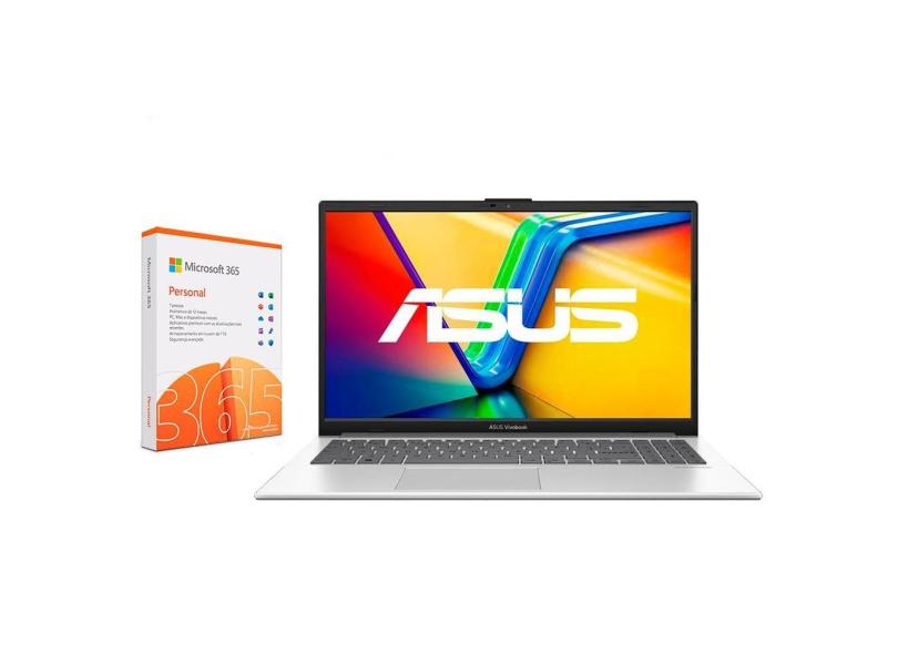 Notebook ASUS Vivobook Go 15 Intel Core i3 N305 8GB RAM 256GB SSD Tela LED Full HD 15,6” Windows 11 Home + Microsoft 365 Personal 1TB