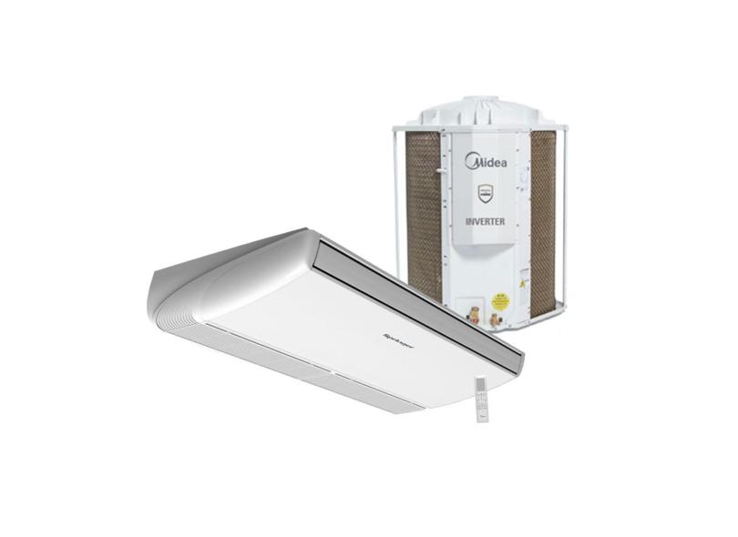 Ar-Condicionado Split Piso / Teto Midea 60000 BTUs Inverter Controle Remoto Frio 42ZQVD60M5 / 38CCVD60515MM1