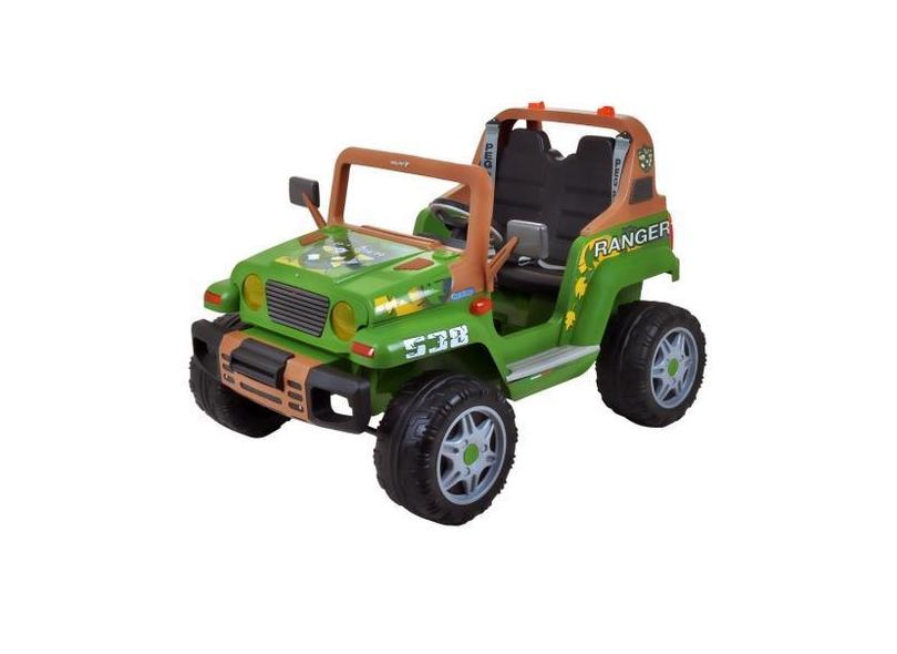 Carrinho Elétrico Ranger 538 Verde 12 Volts - Peg-Pérego