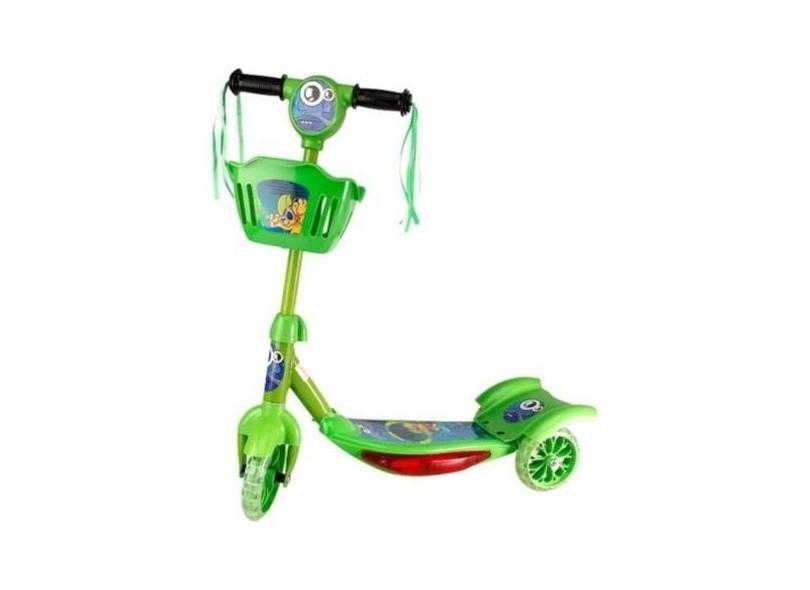 Patinete Para Crianças Scooter 3 Rodas Brinquedo Infantil Com Som Luz