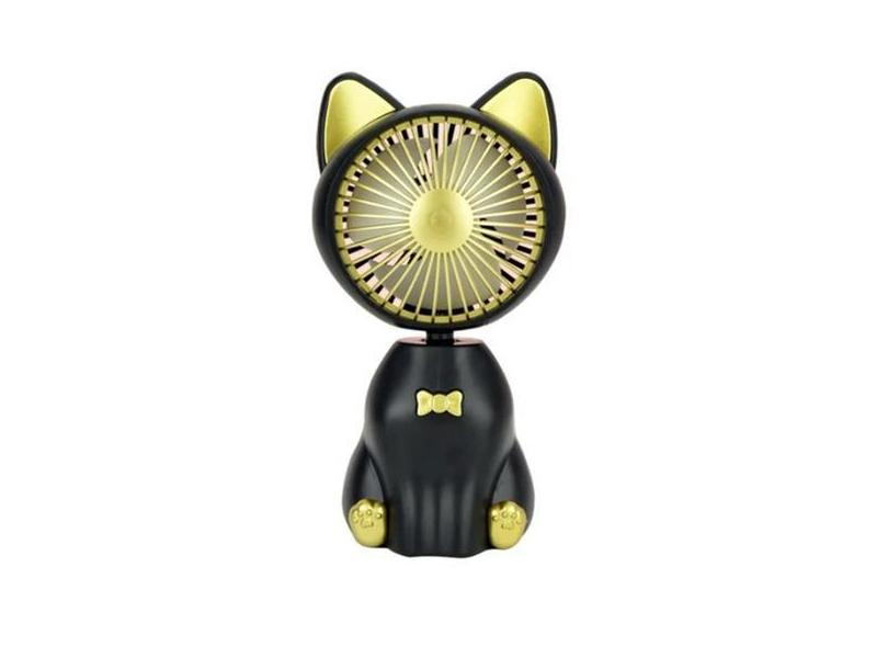 Ventilador De Mesa Mini Fan Portátil USB Com Lâmpada Recarregável Gati