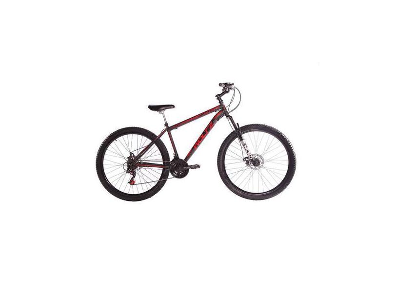 Bicicleta Aro 29 Woltz Aço Carbono Freios A Disco Garfo Com Suspensão