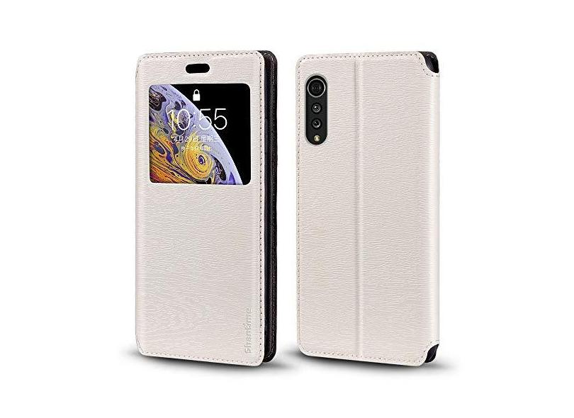 Custodia LG Velvet, Custodia in Pelle LG Velvet, Custodia Flip