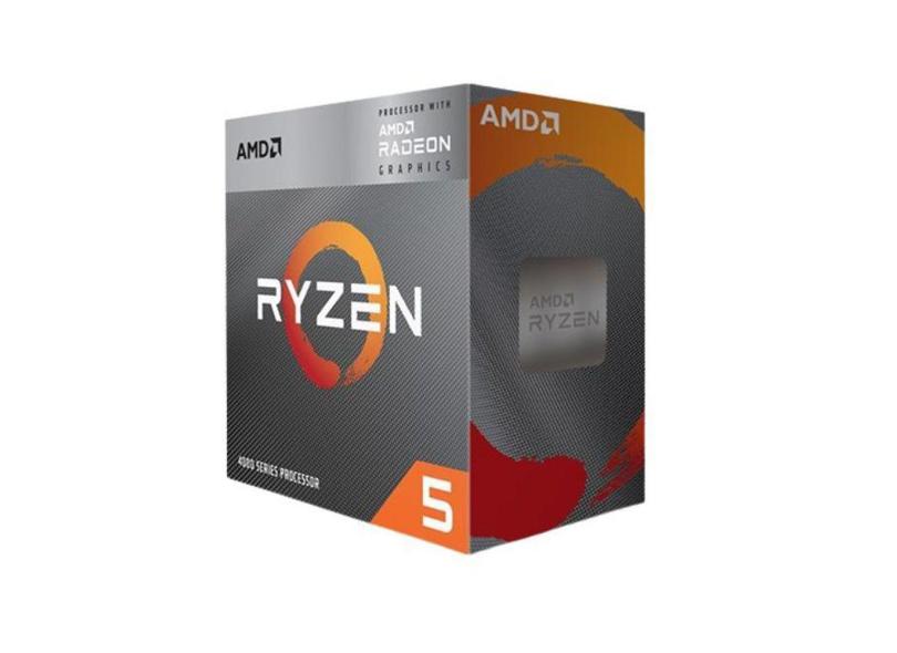 Processador Amd Ryzen 5 4600G, Cachê 11Mb, 3.7Ghz 4.2Ghz Max