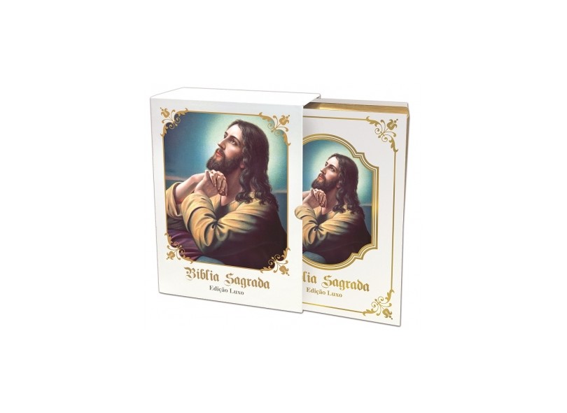 Bíblia Sagrada Católica - Edição Luxo - Branca - DCL Editora - 7898598045618
