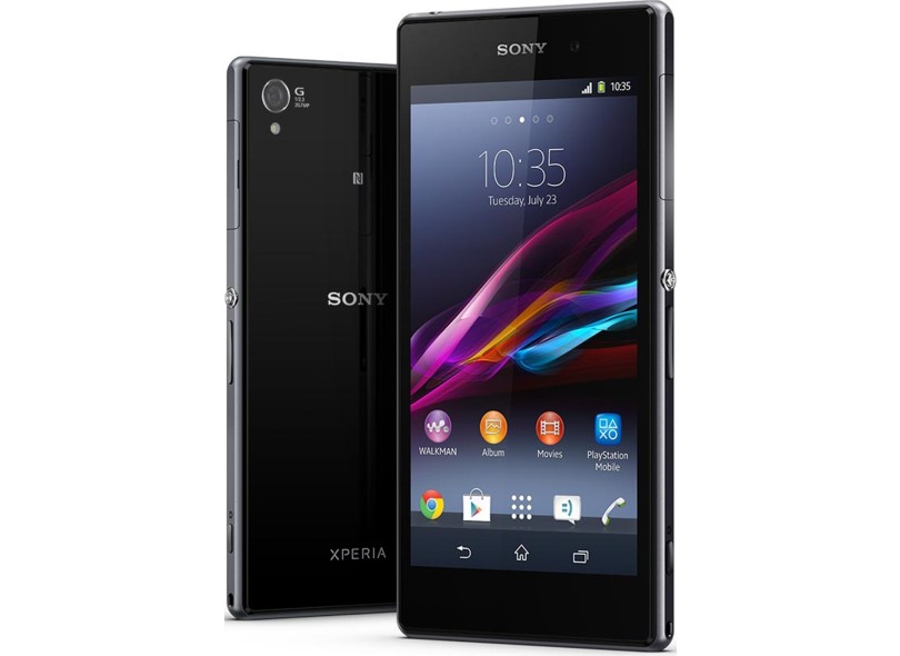 Smartphone Sony Xperia Z1 C6943 Câmera 20,7 MP 16GB Android 4.2 (Jelly Bean Plus) 4G Wi-Fi 3G