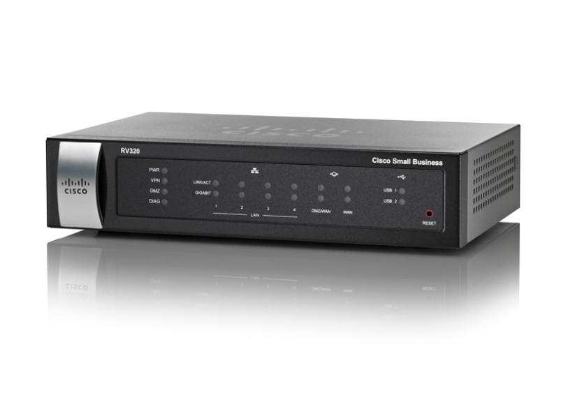 Roteador 900 Mbps RV320-K9-NA - Cisco