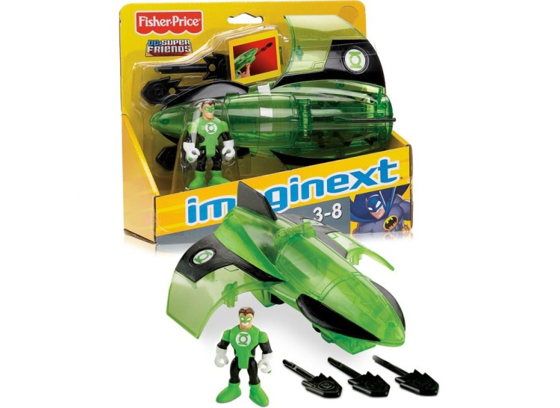 Boneco Imaginext Lanterna Verde e Jato  - Mattel