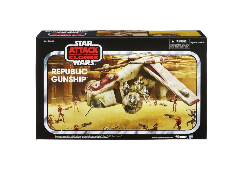 Boneco Star Wars Nave Republic Gunship A4646 - Hasbro