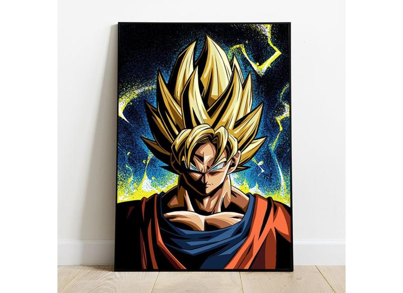 Quadro decorativo Super Saiyajins Dragon Ball