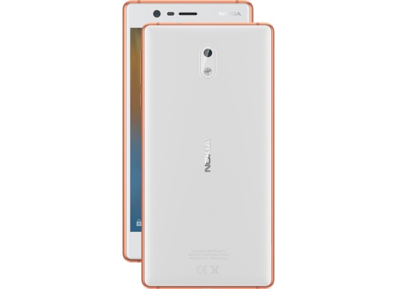 Smartphone Nokia 3 16GB 8,0 MP Android 7.0 (Nougat) 3G 4G Wi-Fi