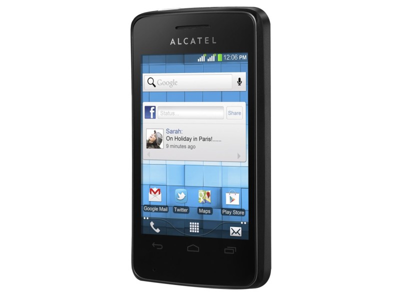 Smartphone Alcatel One Touch Pixi 4007D 2 Chips Android 2.3 (Gingerbread) Wi-Fi 3G