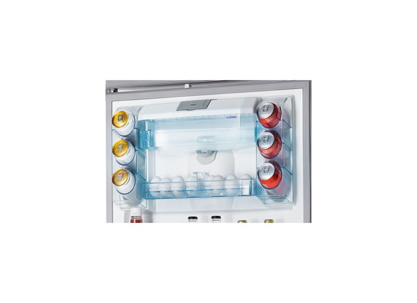 Geladeira Continental Frost Free Duplex 445 Litros Dispenser de Água Externo Inox RFCT515EWA1IN