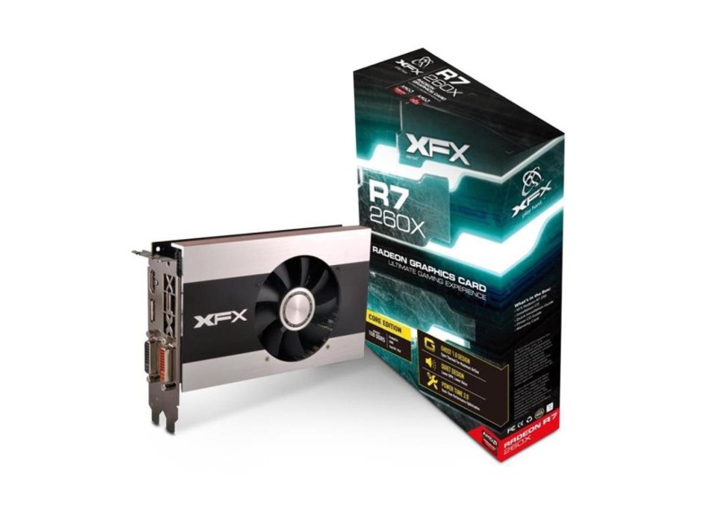 Placa de Video ATI Radeon R7 260X 1 GB DDR5 128 Bits XFX R7-260X-ZNJ4