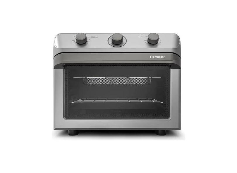 Fritadeira Elétrica Sem Óleo Fryer Air Forno 35 Litros Prata 610000136/610000137