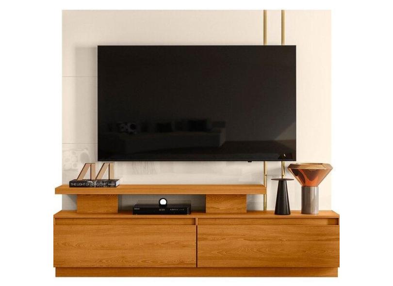 Home Theater Para Tv 75 Polegadas Com 2 Gavetas New  rtemis C