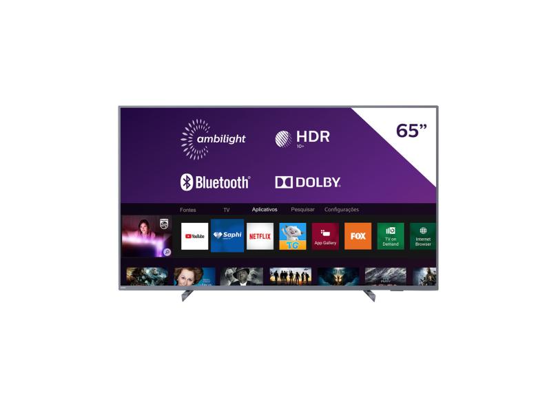 Smart TV TV LED 65 " Philips 4K Netflix 65PUG6794 3 HDMI