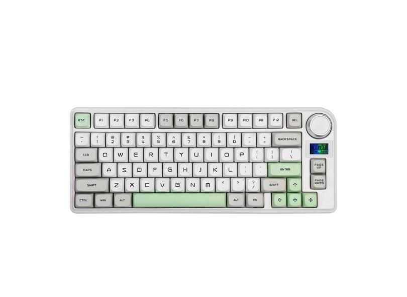 Teclado mecânico epomaker TH80-X Gasket 75% Layout rgb