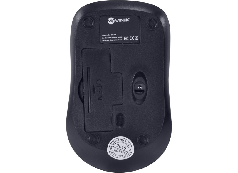 Mouse Óptico sem Fio W600 - Vinik