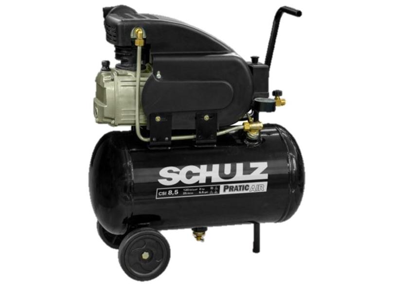 Compressor Schulz csi 8.5 25 Litros 120 Libras 2 cv 110v