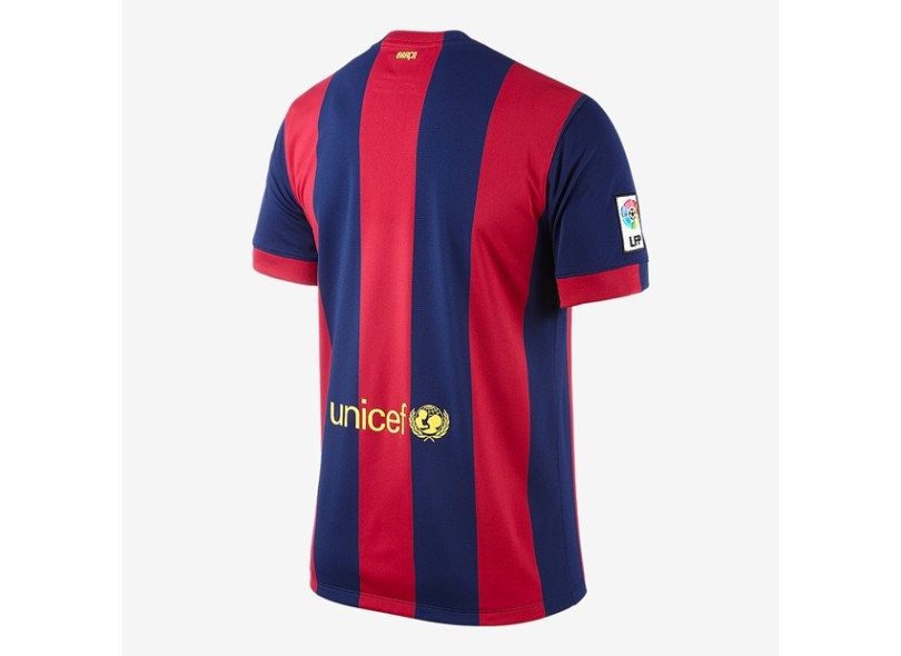 Camisa Jogo Barcelona I 2014/15 s/nº Torcedor Nike